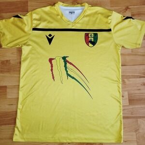 Guinee Home Jersey Soccer Fifa World Cup Vibrant Yellow Men's By Macron, Large